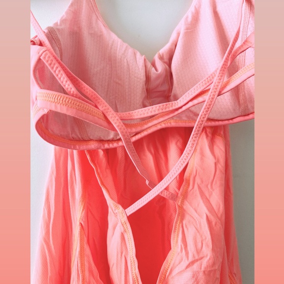 Lululemon | Flow and Go Tank | Pop Orange | size 6 - Picture 9 of 9